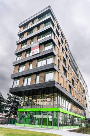 Zámečnické prvky pro administrativní budovu Tetris Office Building.