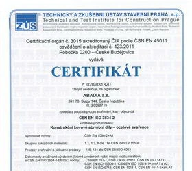 Zertifikat ISO 3834