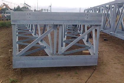 Stahlkonstruktionen für Umspannwerk -Träger, Stütze, Masten